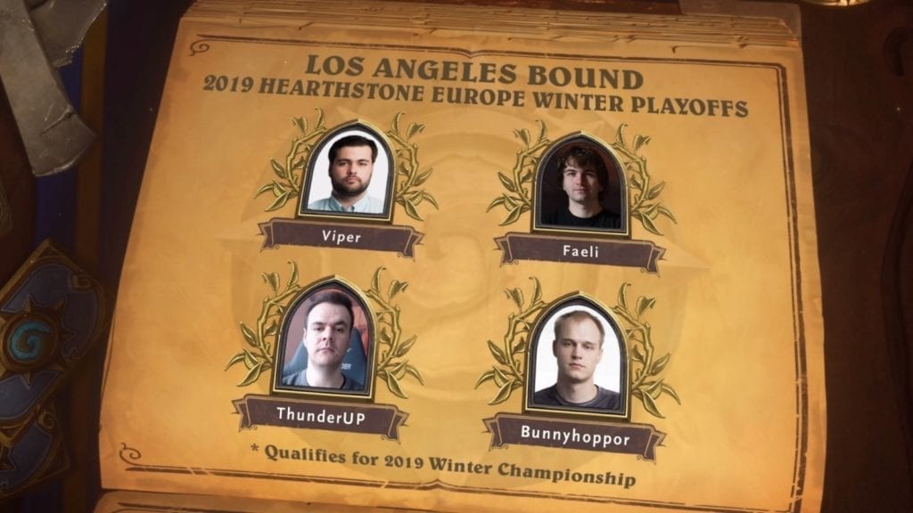 HCT Winter Championship Europe Player Profiles