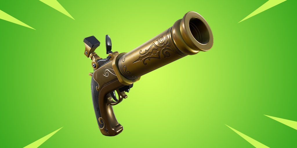 Fortnite v8.11 update Flint-Knock Pistol Impulse Grenade