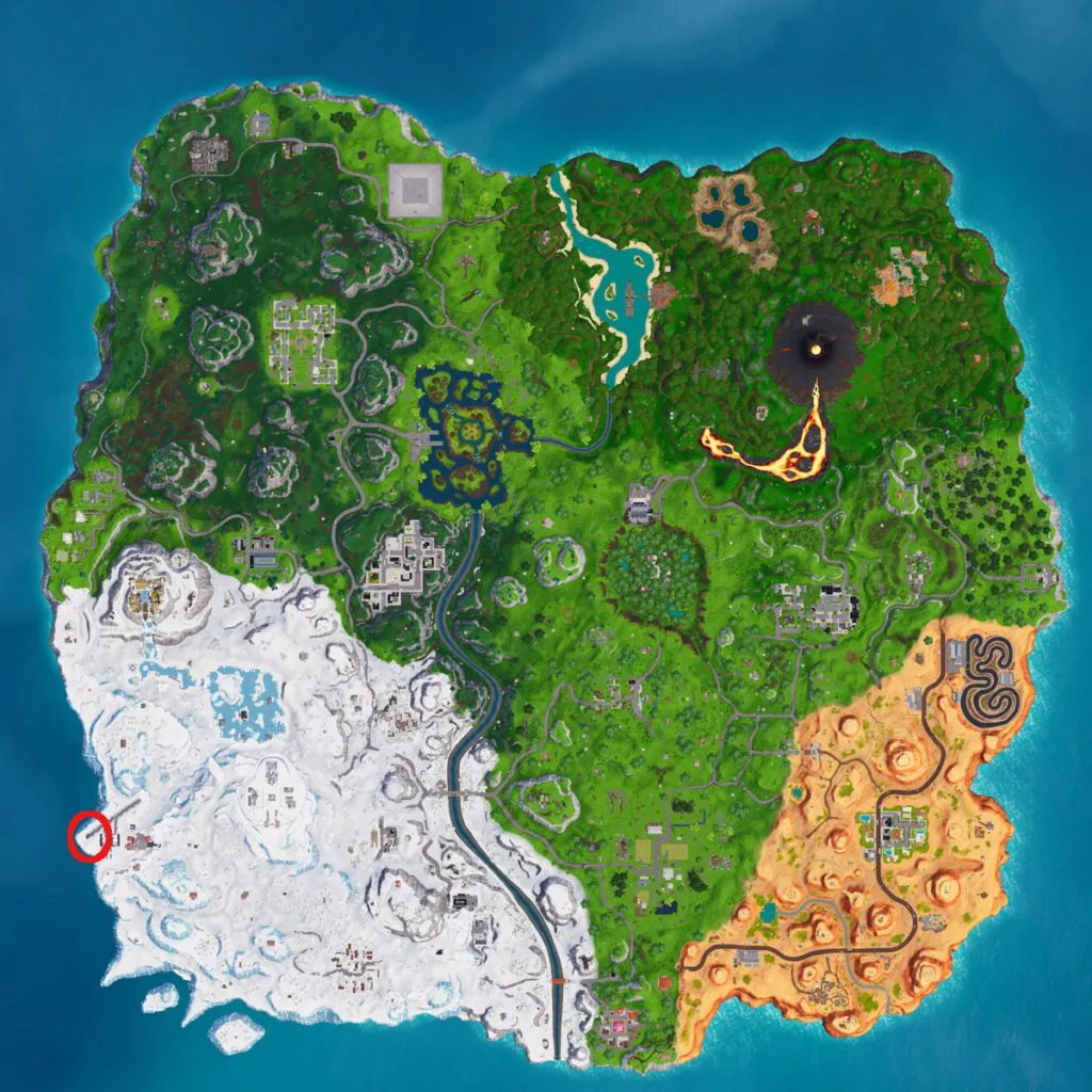 Search the treasure map signpost found in Paradise Palms: Fortnite Season 8 Week 8 Challenges