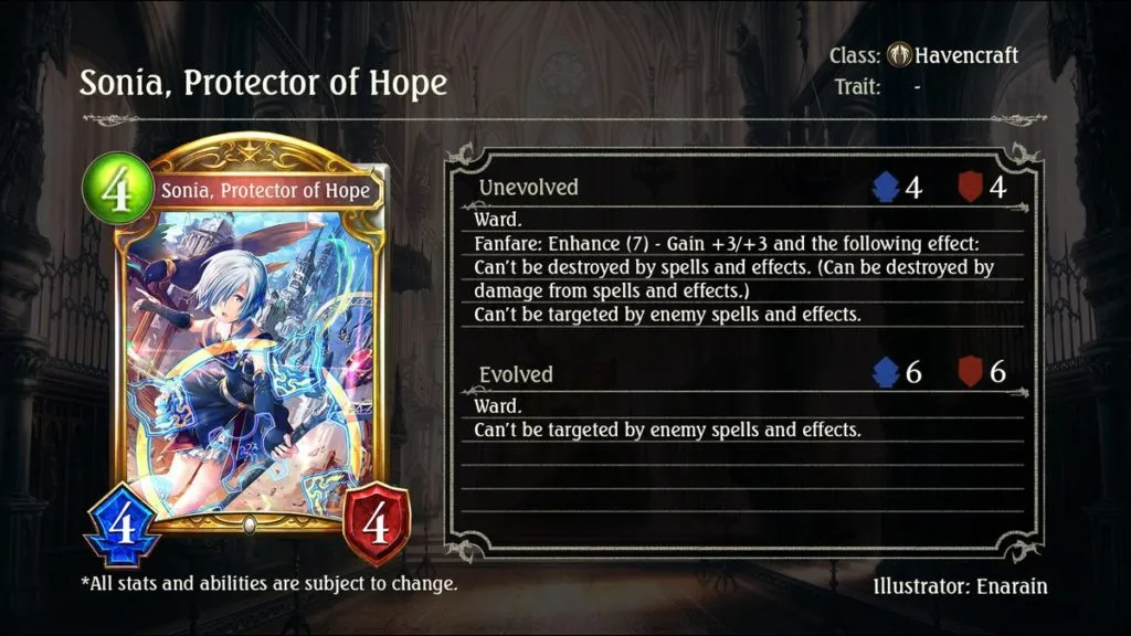 Shadowverse Steel Rebellion Sonia, Protector of Hope