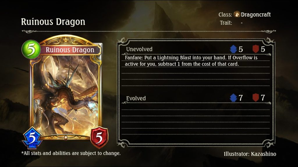 Shadowverse Steel Rebellion Ruinous Dragon