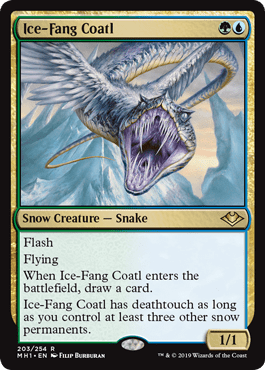 Ice-Fang Coatl, MTG, Modern Horizons, Spoilers