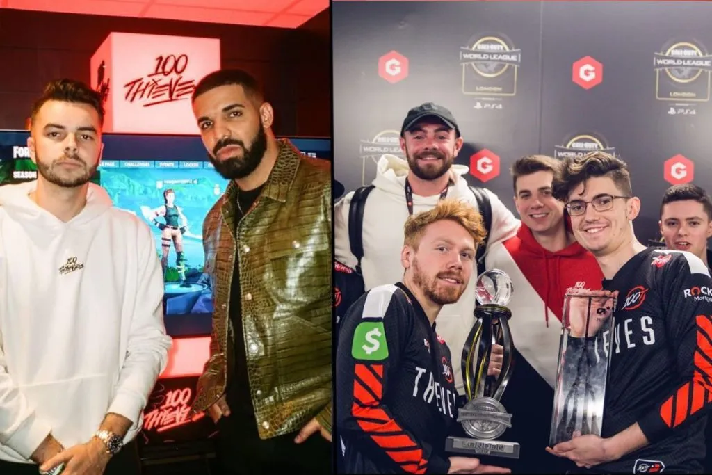 Drake congratulates 100 Thieves on their CWL London victory