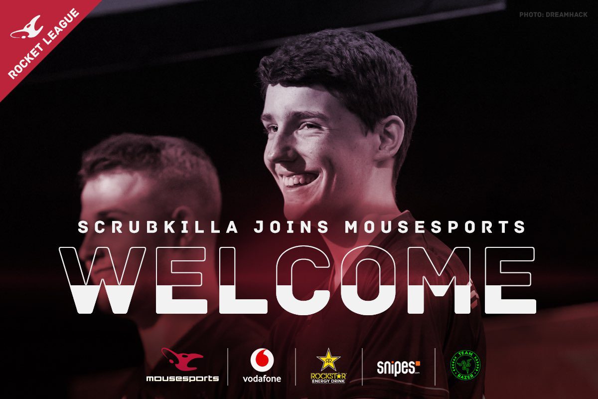 Mousesports announces Scrub Killa for RLCS 9