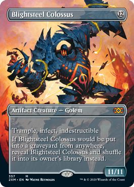 Double Masters Blightsteel Colossus Magic