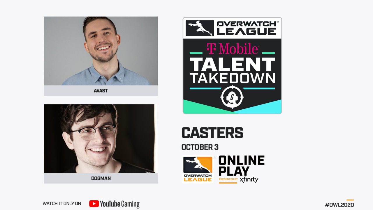 The casters for Talent Takedown.