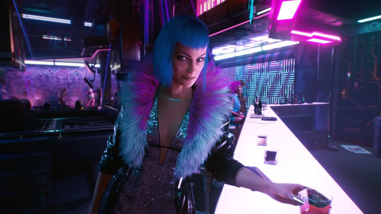 Evelyn Parker, one of the key characters in Cyberpunk.