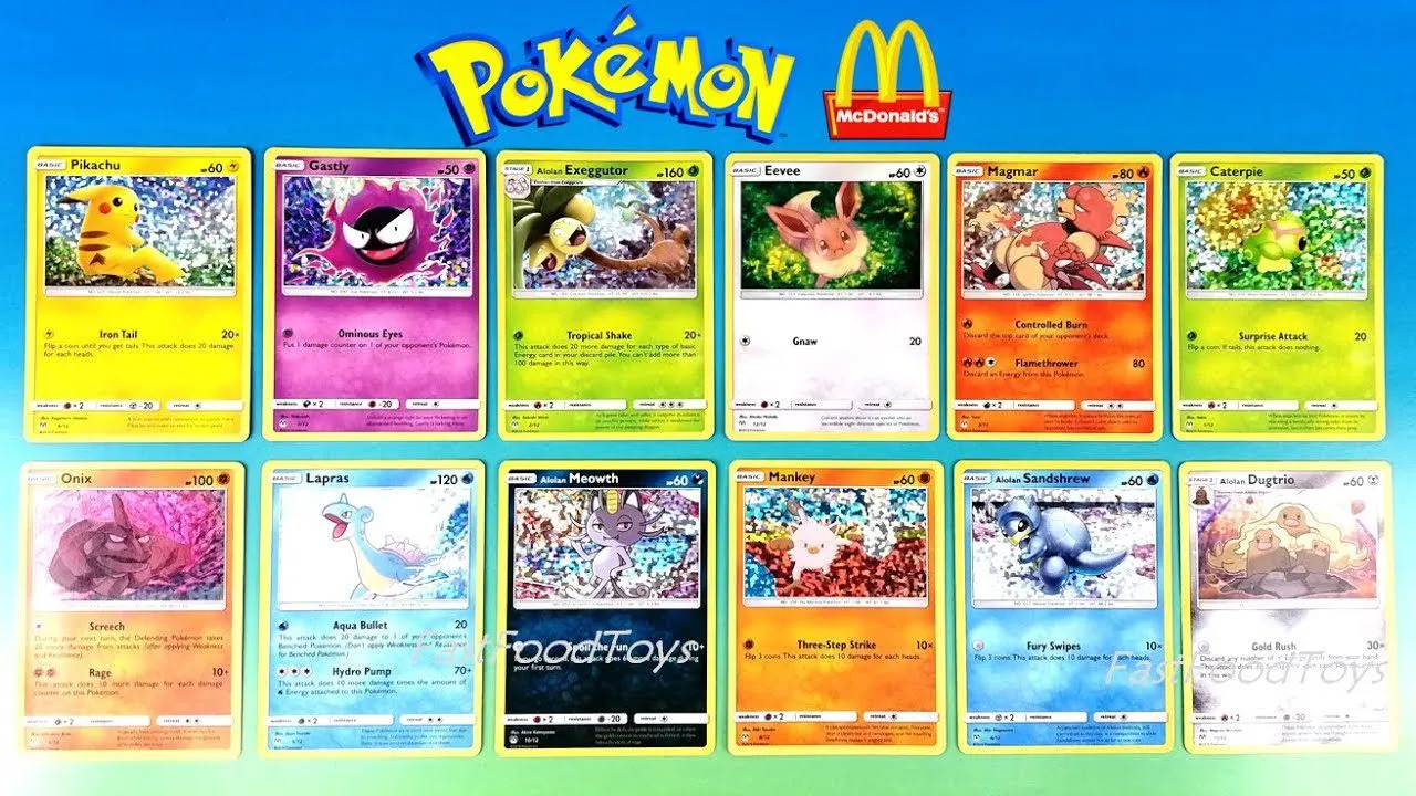 McDonald's Pokémon Cards