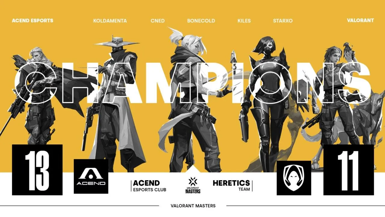 Acend win Masters