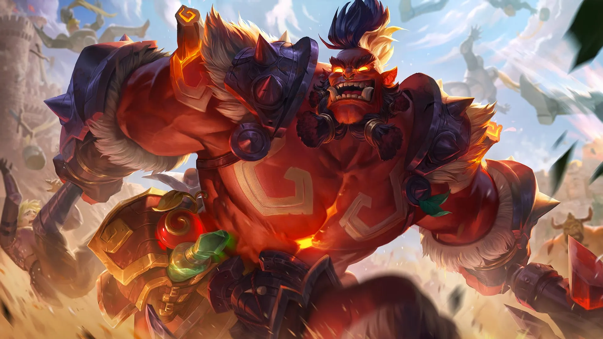 Dr. Mundo rework new skin, Rageborn Mundo