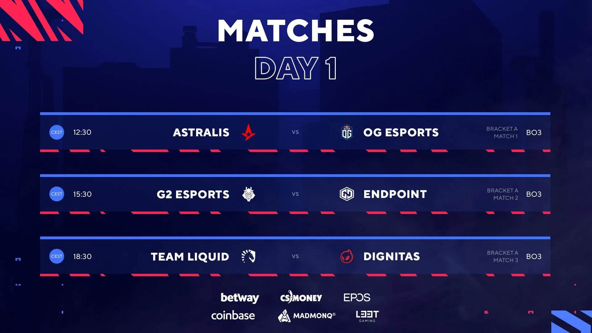 Blast Premier Spring Showdown matches