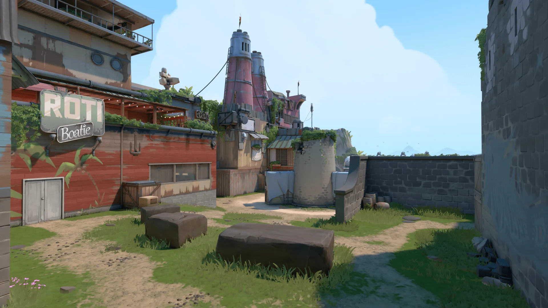 Landscape of Breeze map in VALORANT