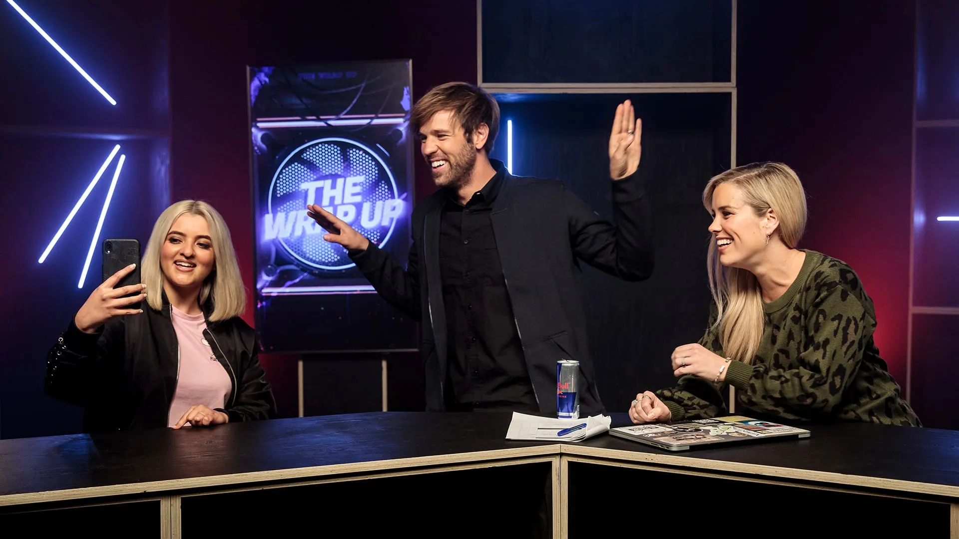 The Wrap Up hosts Hex, Vandie and Danny