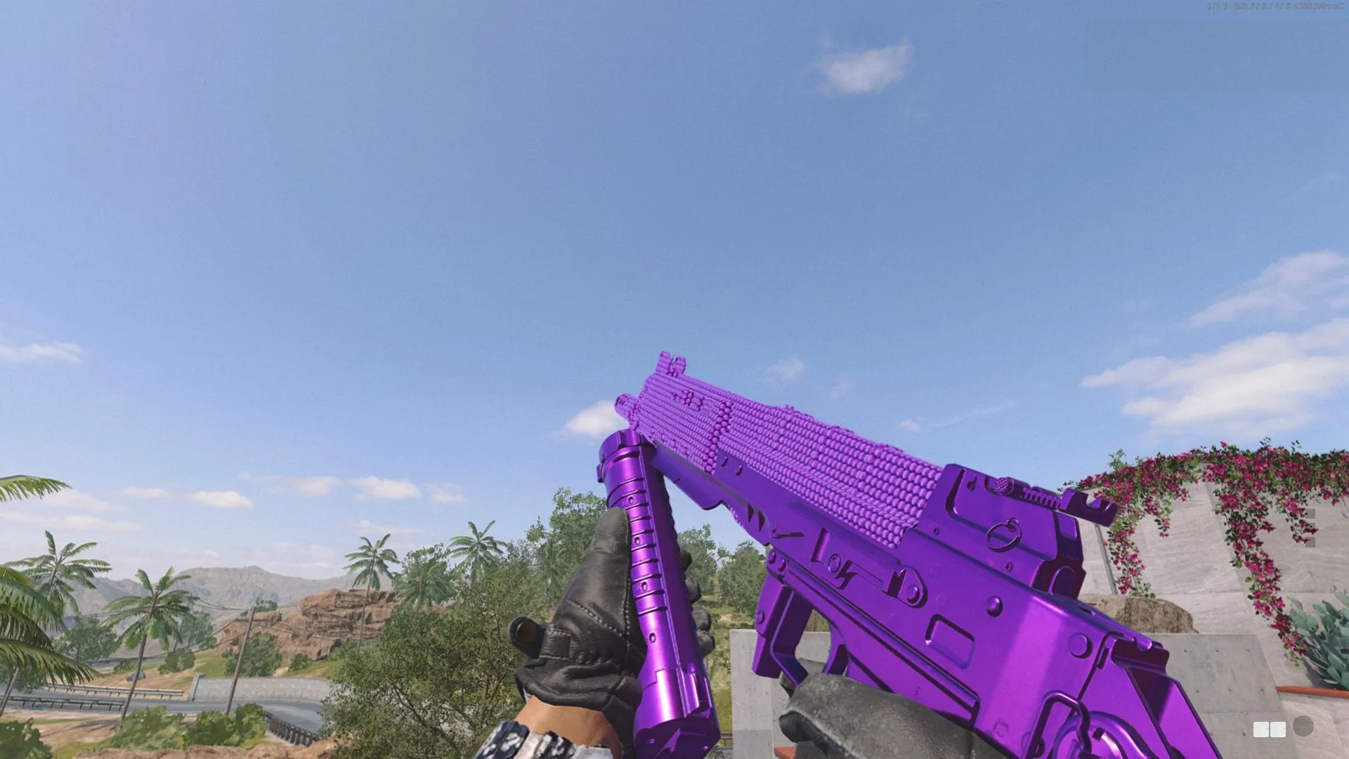 First person perspective of the Bullfrog loadout in Black Ops Cold War