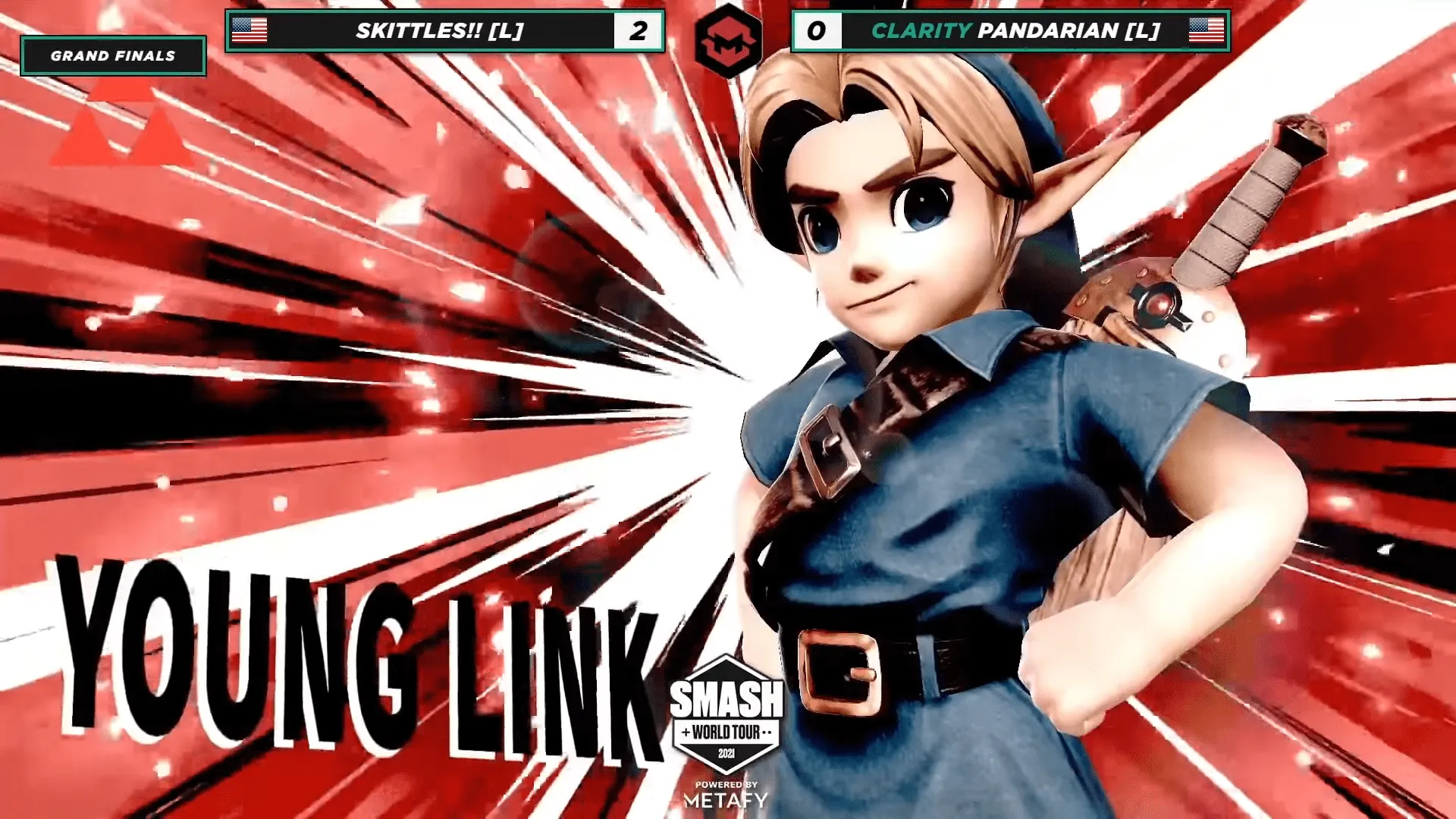 graphic of Young Link that SKITTLES!! used to beat Pandarian 3-0 in both sets of grand finals at the SWT NA Northwest Qualifier.