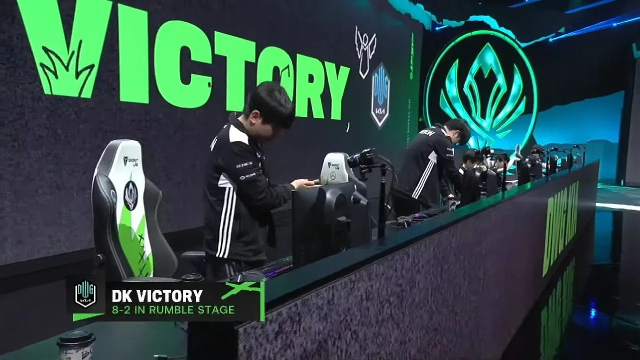 DWG KIA winning against Pentanet.gg