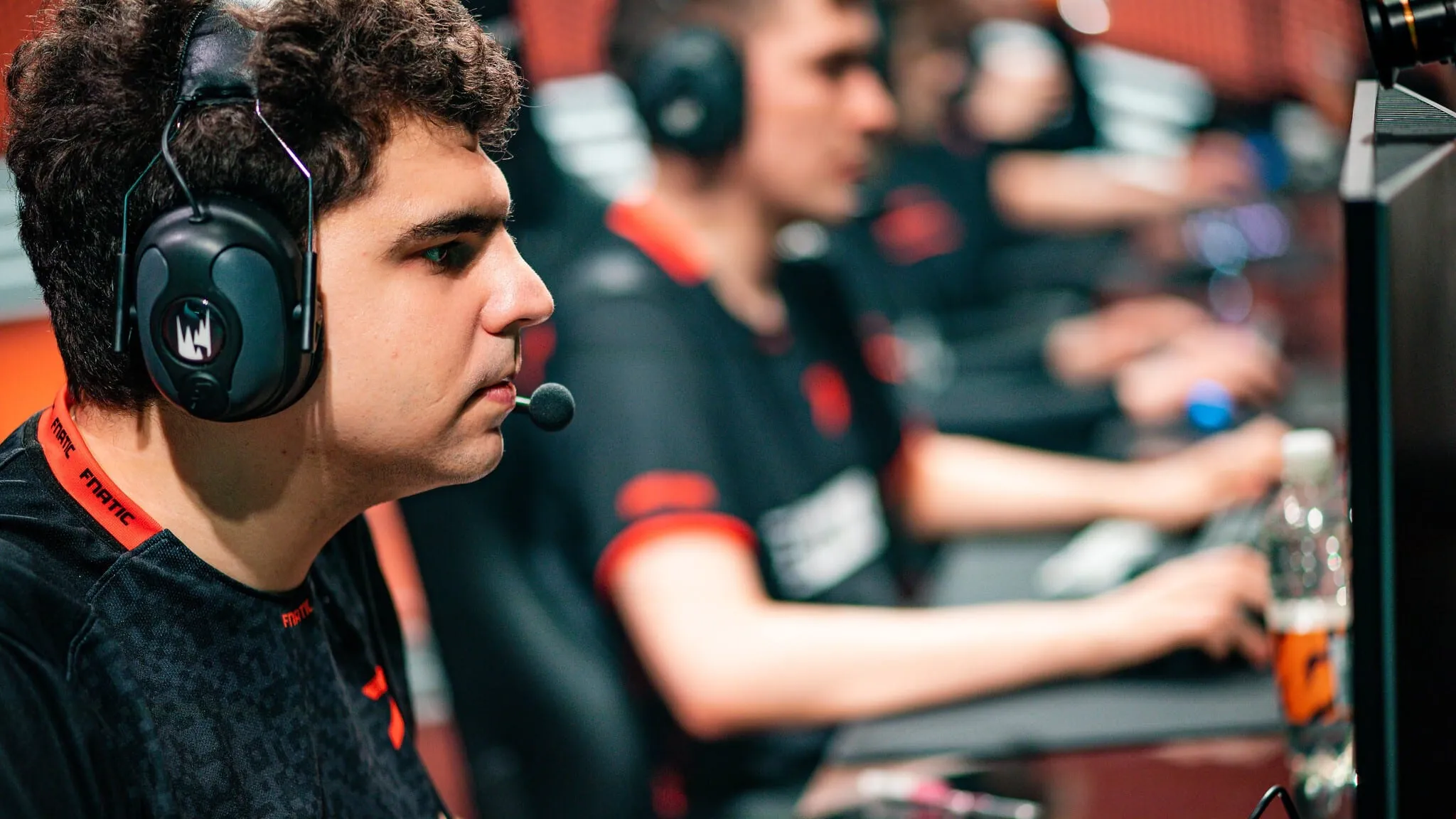 Fnatic player Bwipo in the LEC studio, to be replaced as top laner by Adam
