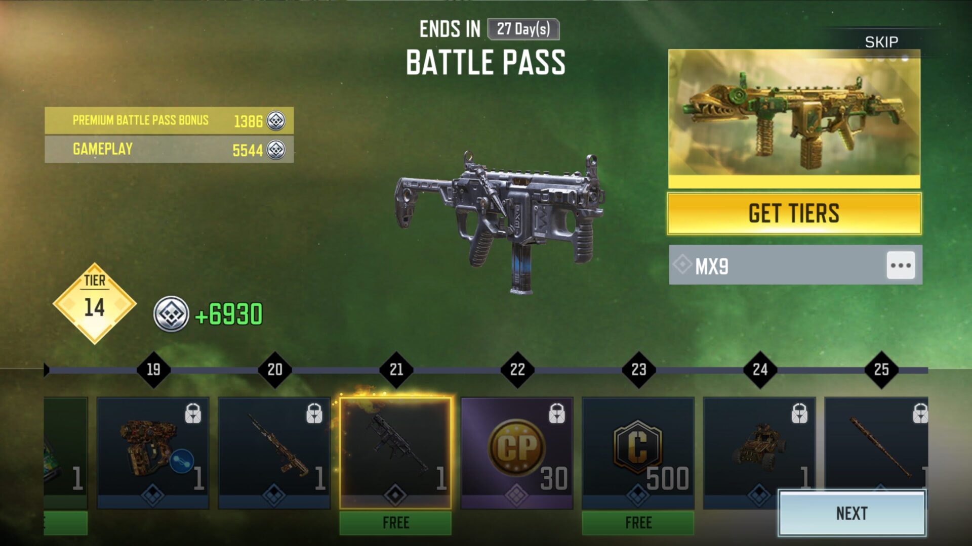 The MX9 is on the Battle Pass in Season 6.