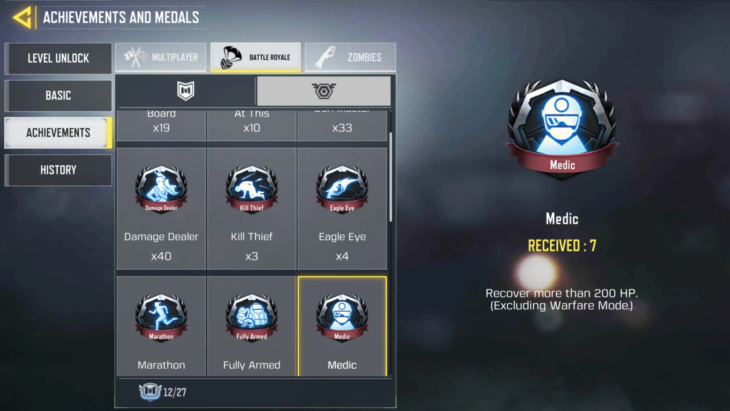 COD Mobile Medic Medal