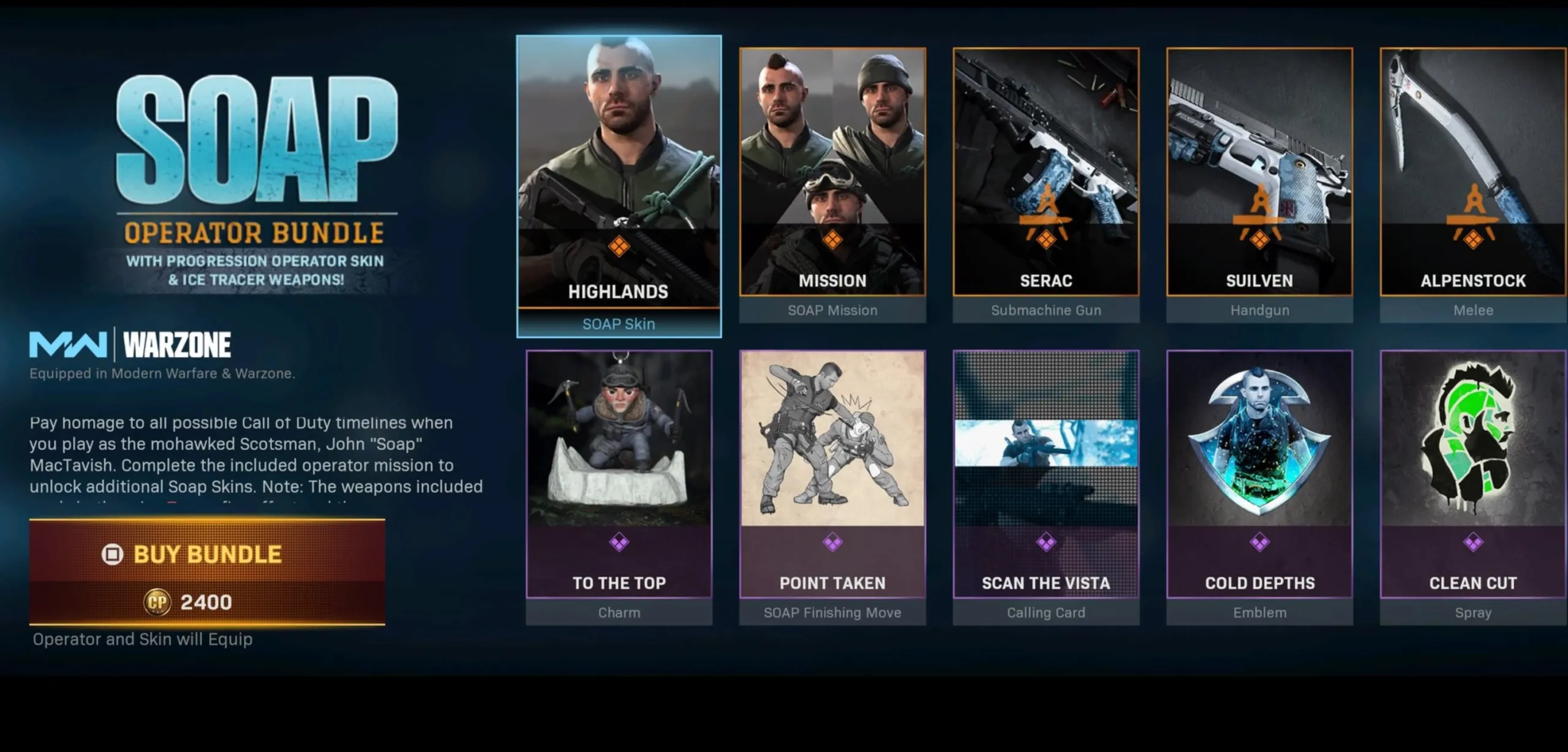 Warzone CX9 Soap Bundle