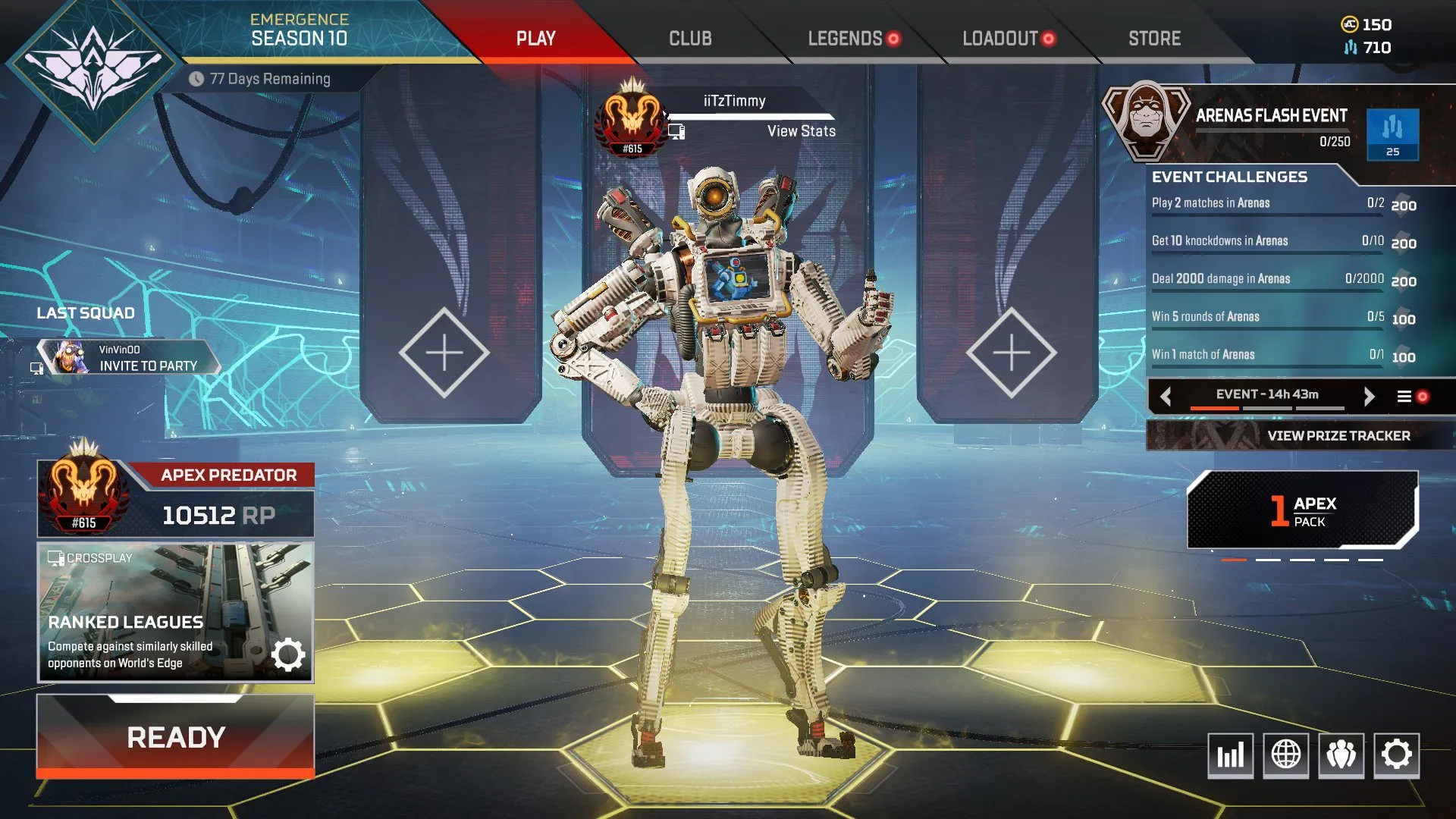 iiTzTimmy completes his solo Bronze to Predator challenge