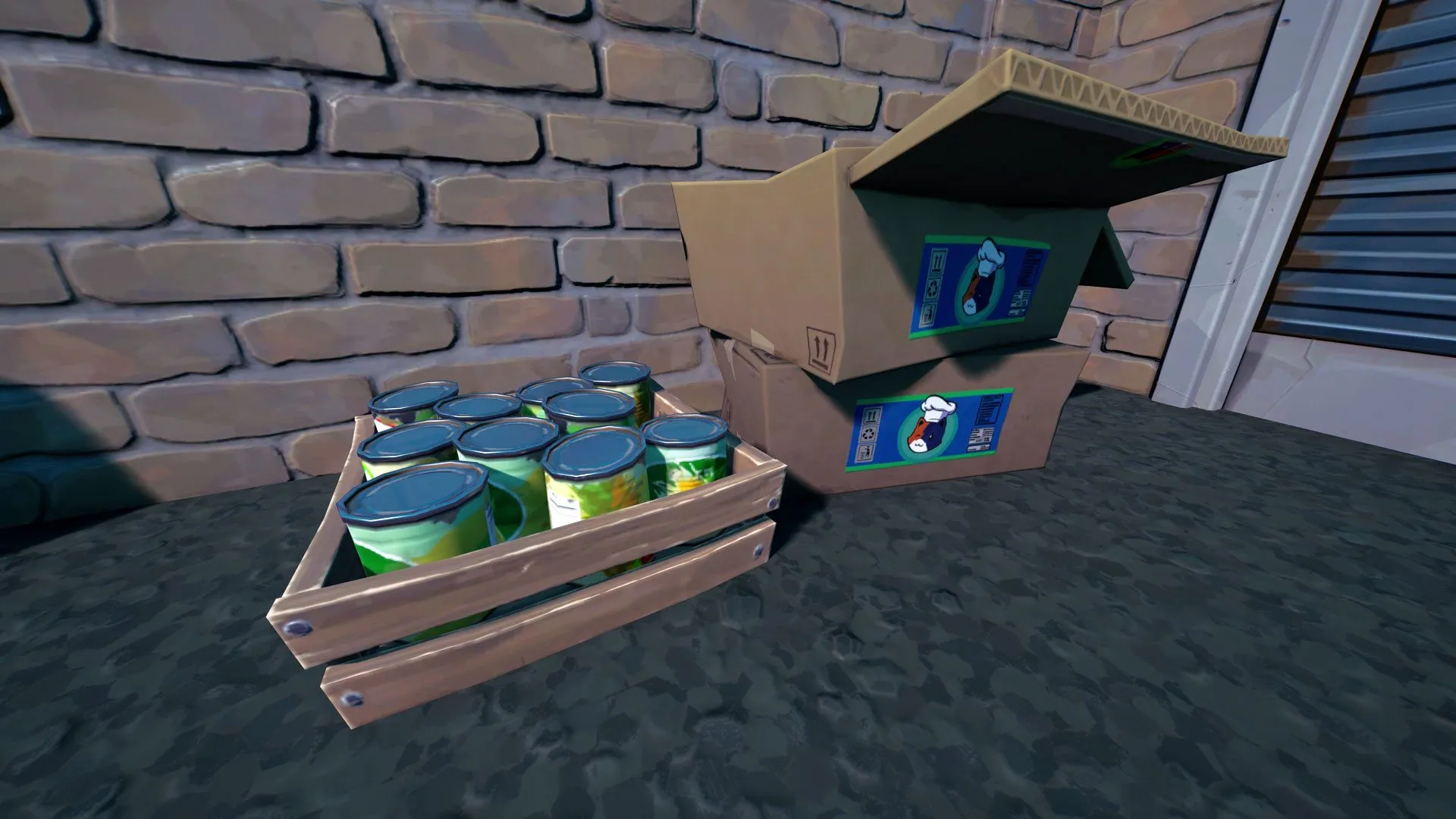 Fortnite deploy pallets of cat food