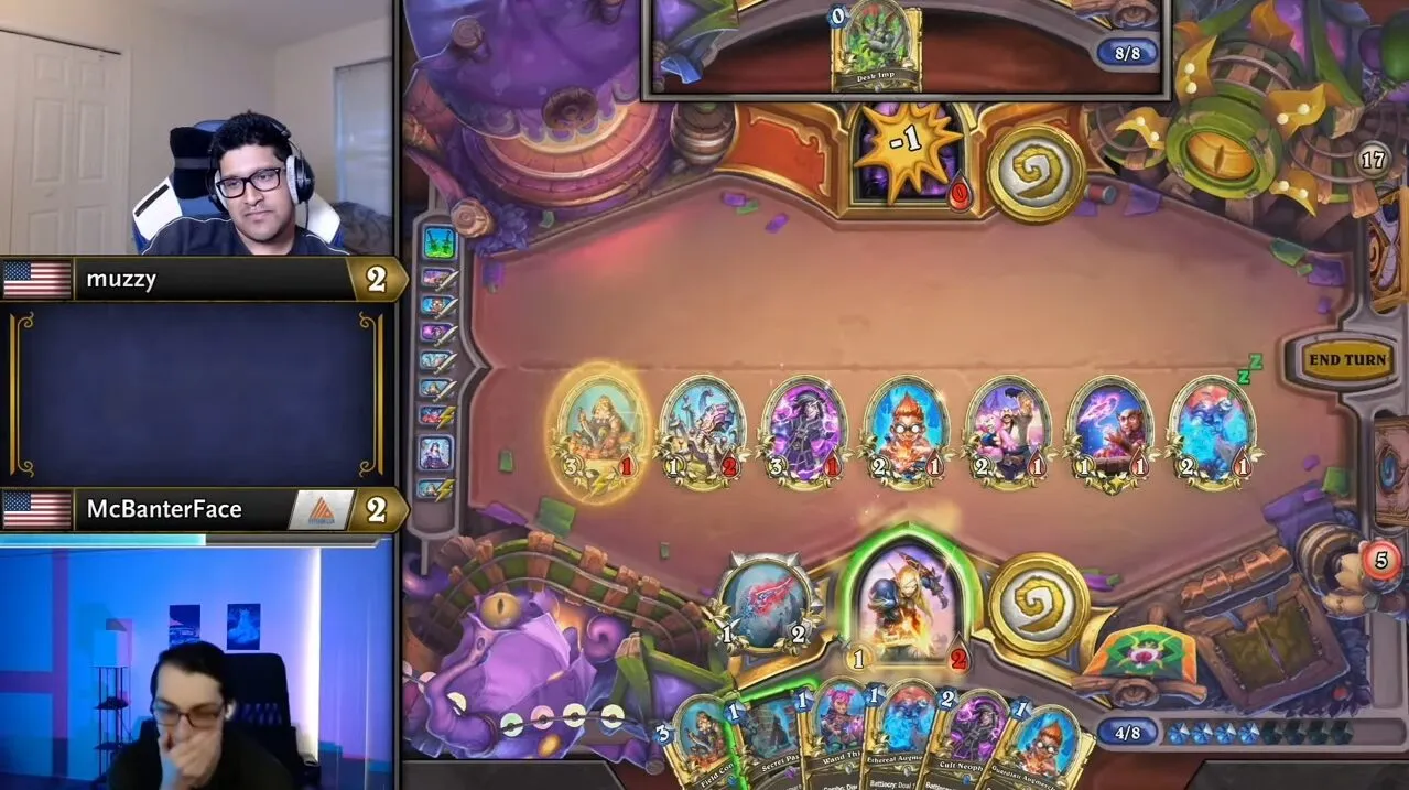Mc BanterFace vs. muzzyHearthstone Grandmasters World Championship