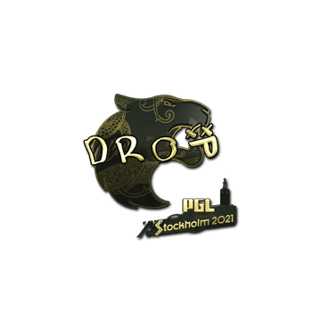 drop sticker