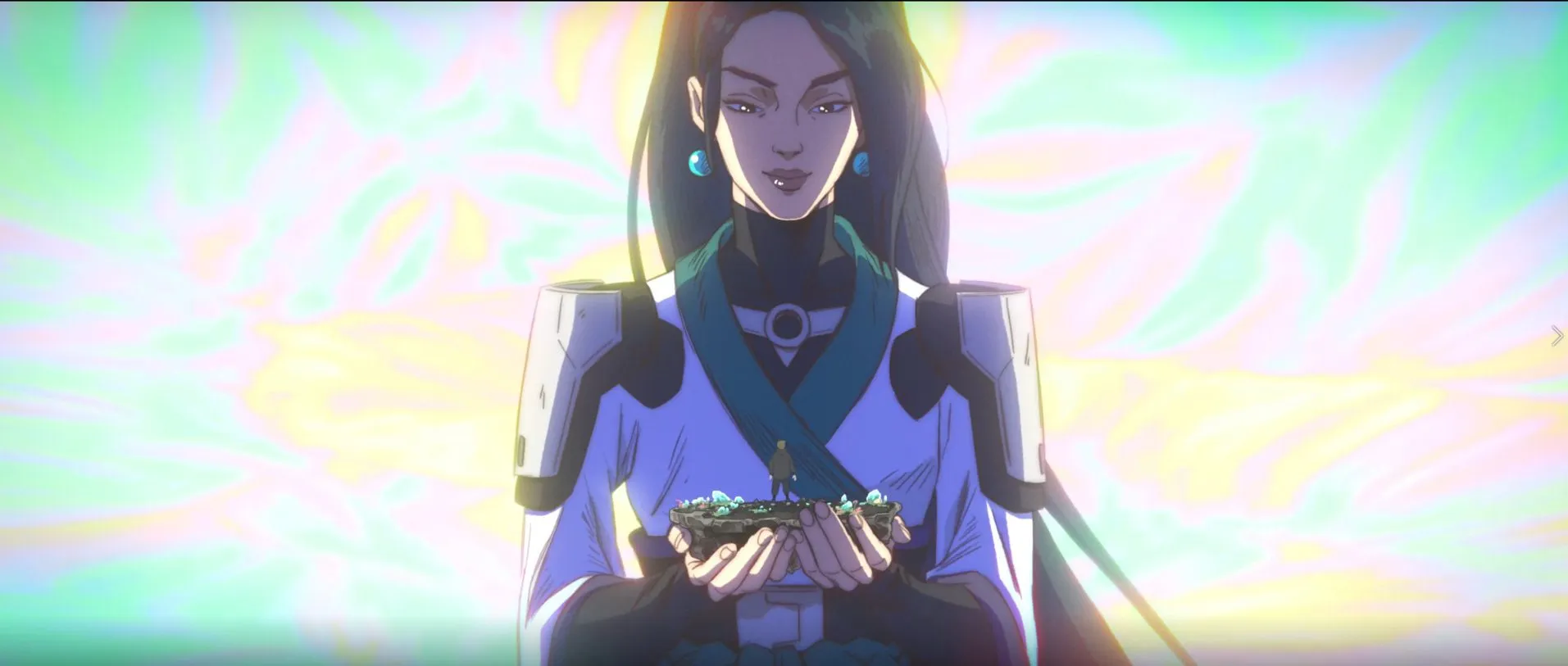 Sage gives her control to a player, finding piece in the chaos in Die For You | Provided by Riot Games
