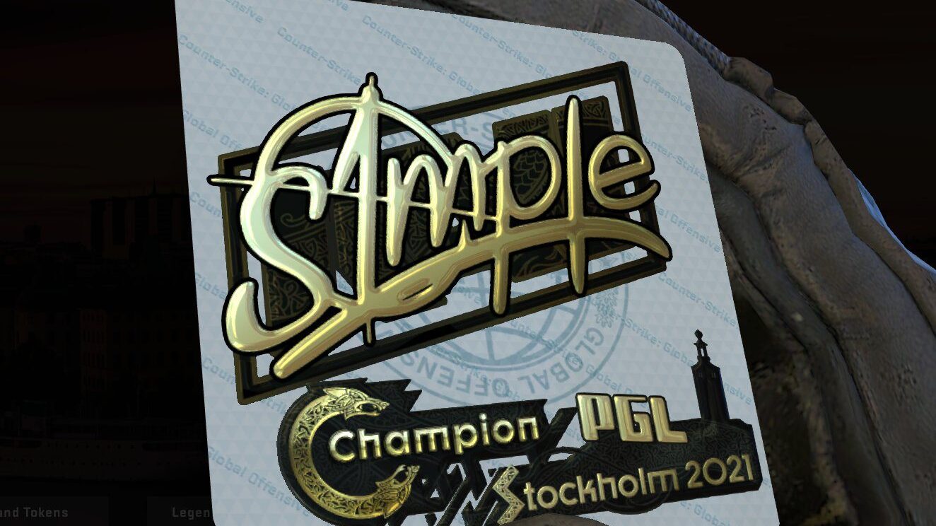 s1mple sticker PGL Major