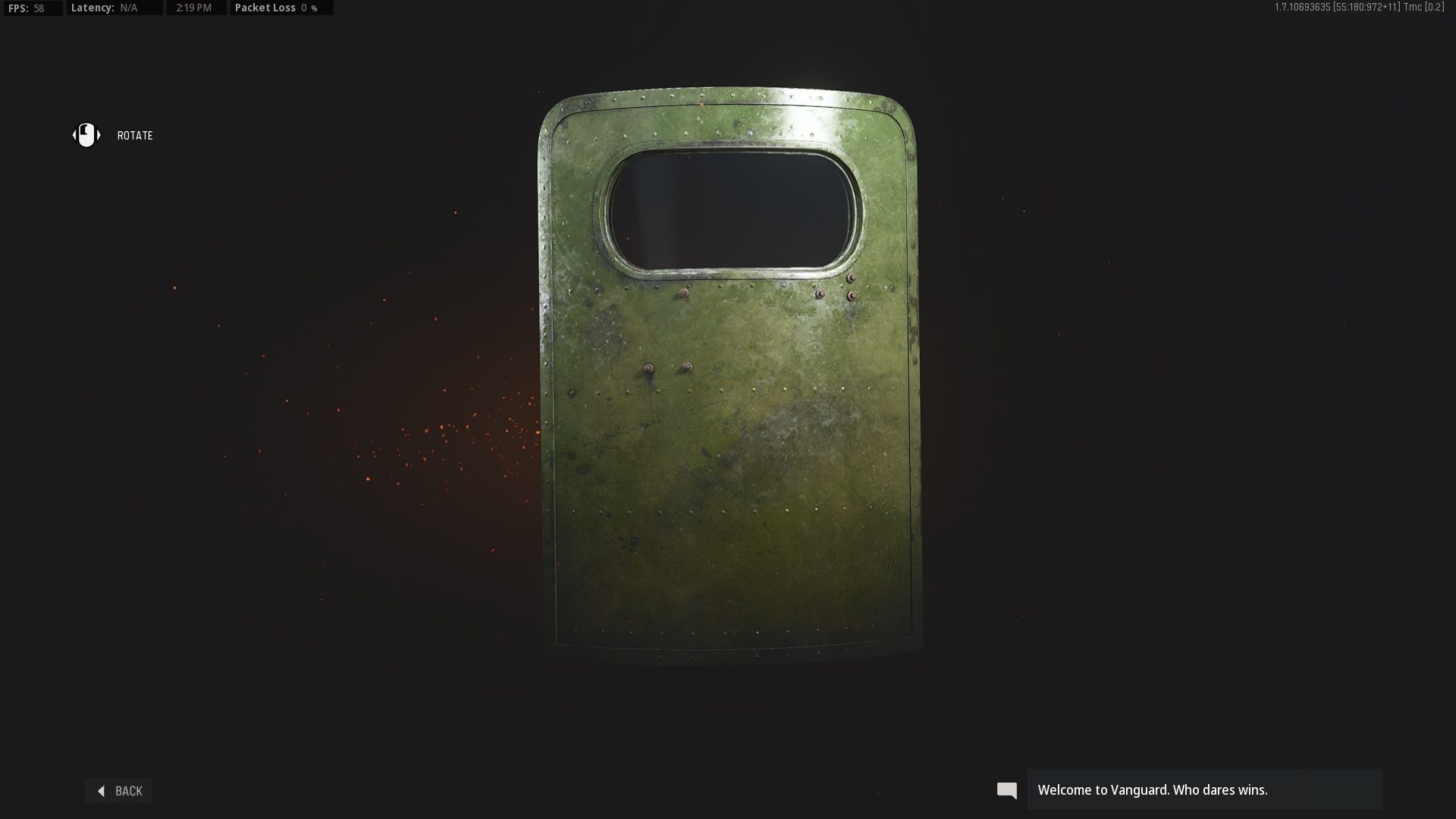 Riot Shield in Vanguard