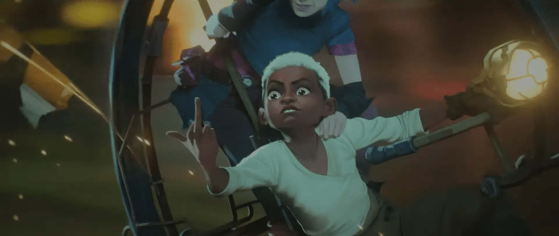 Ekko in a trailer for Riot Games' Arcane