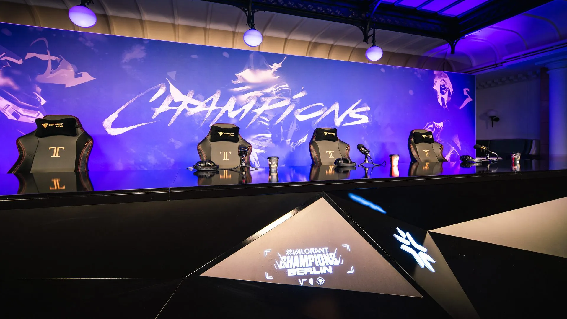 View of the VALORANT Champions Pre-Event Press Conference on November 30