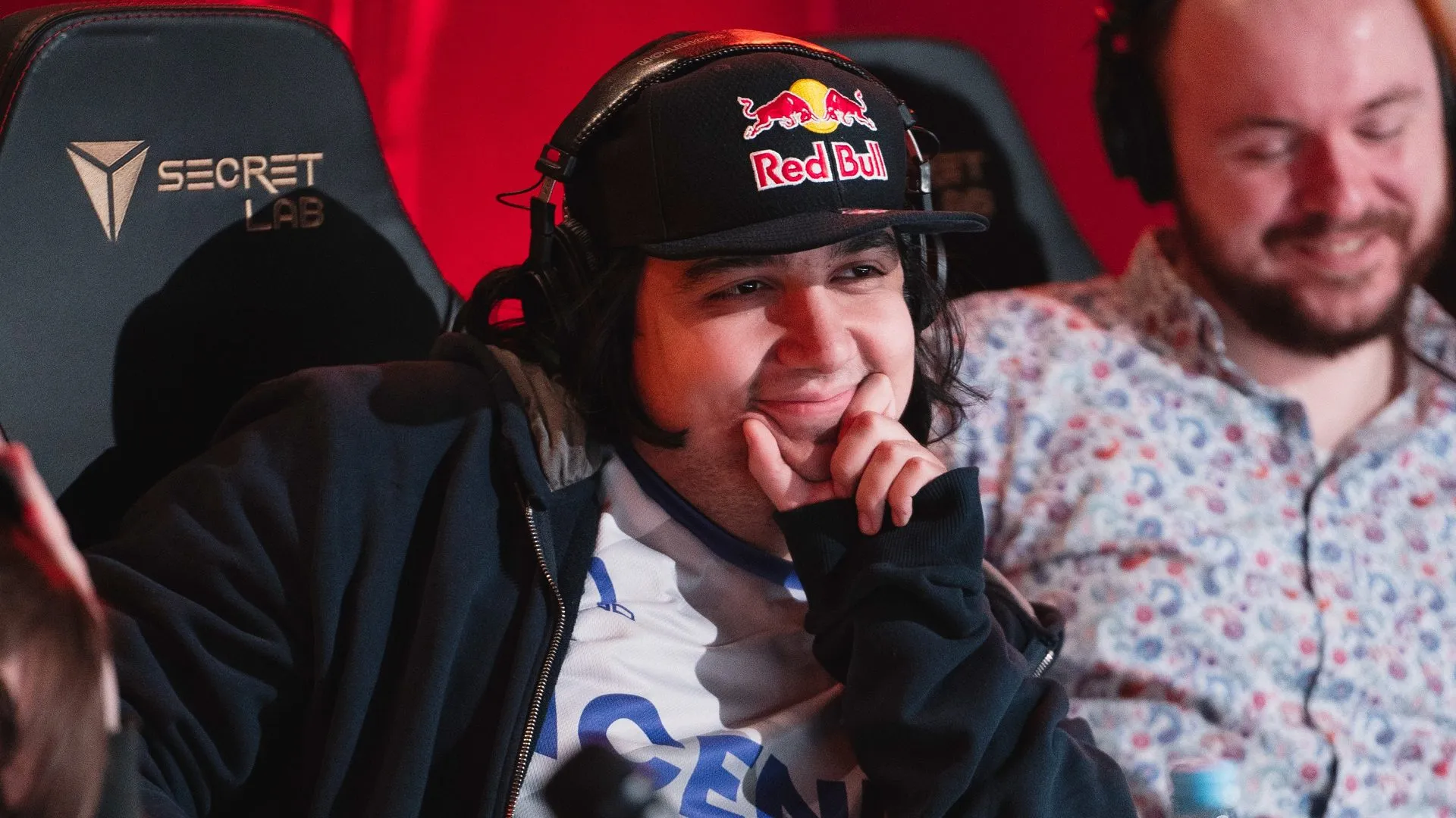 Mehmet Yagiz "cNed" İpek of team Acend in the press room at the VALORANT Champions Finals