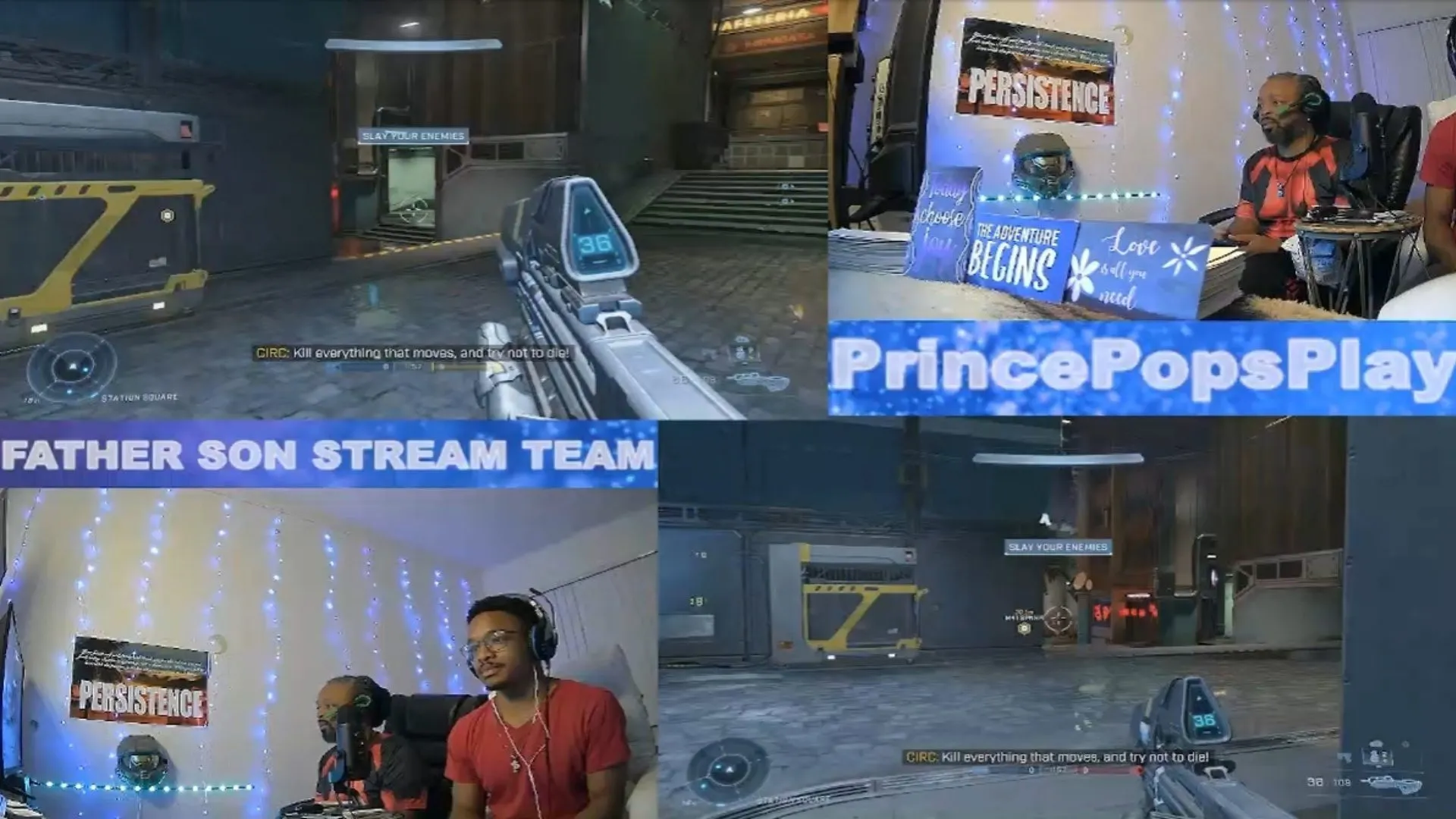 This is what a typical PrincePopsPlay stream looks like.