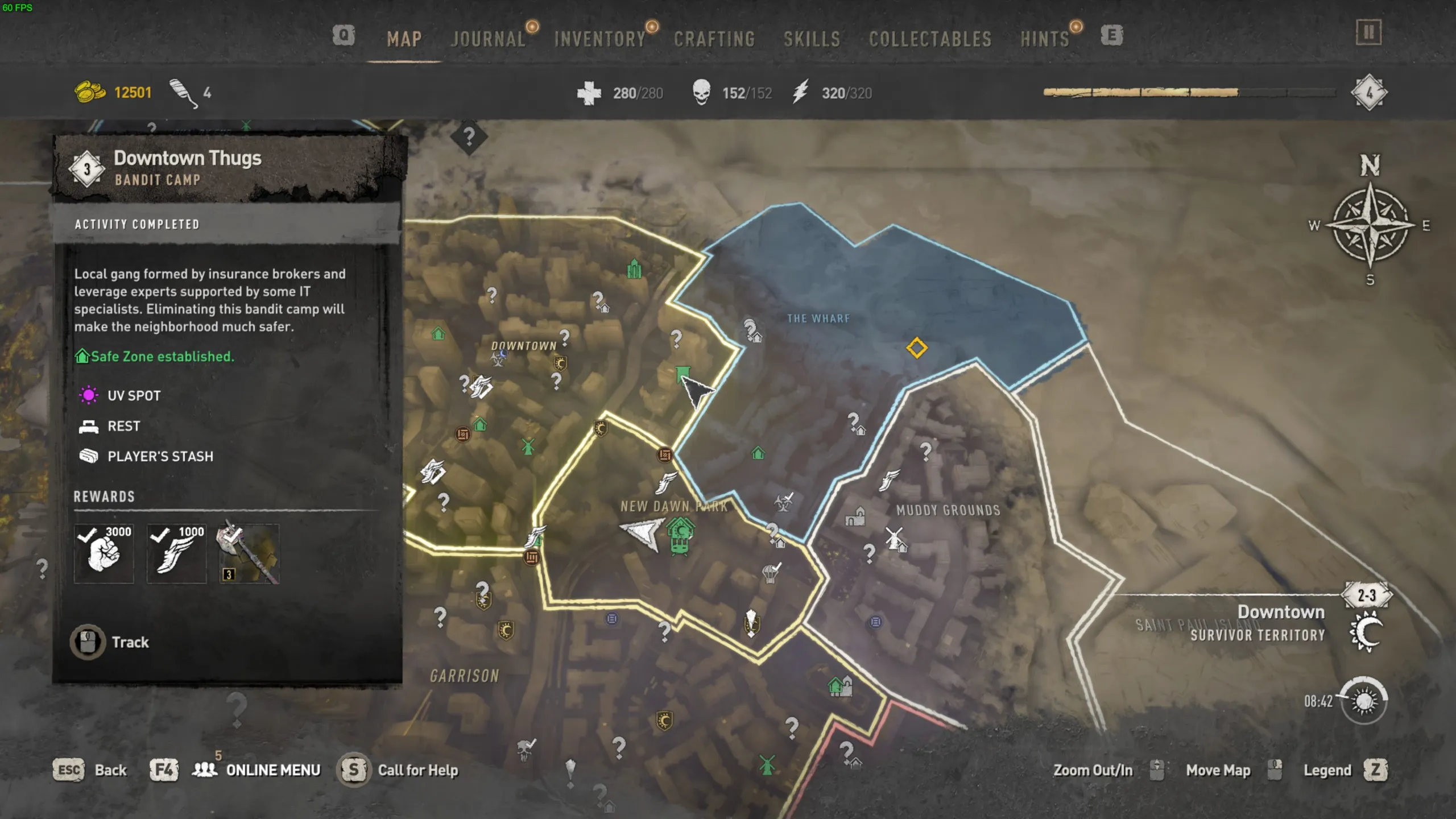 Dying Light 2 Stay Human The Sign melee weapon location "Downtown Thugs"