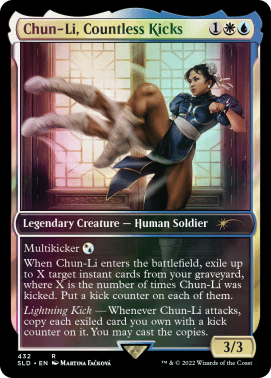 Chun-Li, one of the most beloved Street Fighter characters comes to MTG