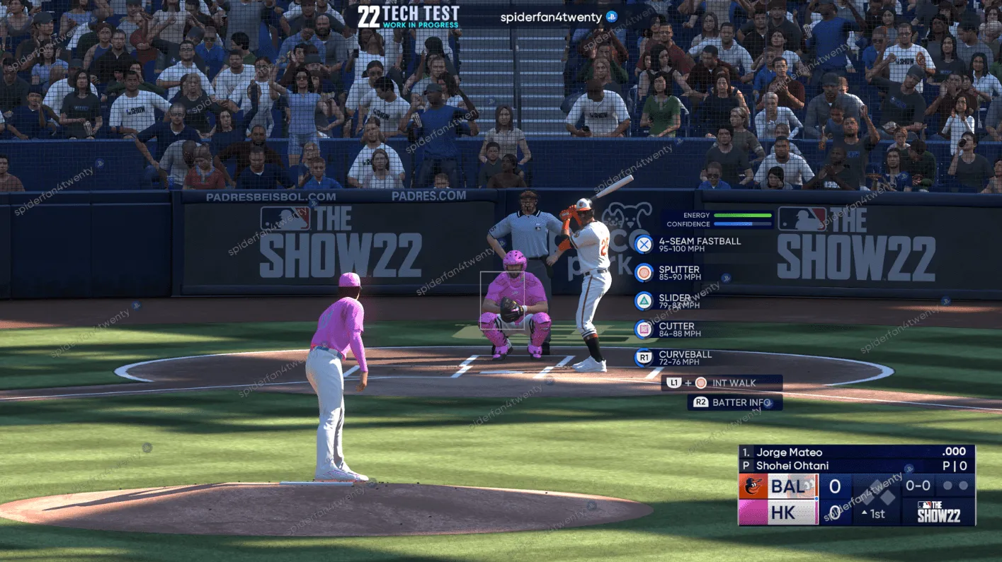 Pitching as Shohei Ohtani in MLB The Show 22