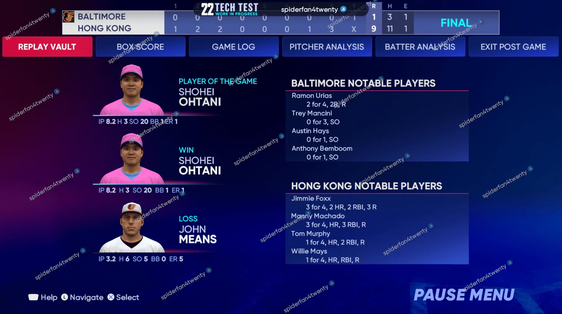 The Hong Kong Angels finally triumph, led by Ohtani's throwing arm