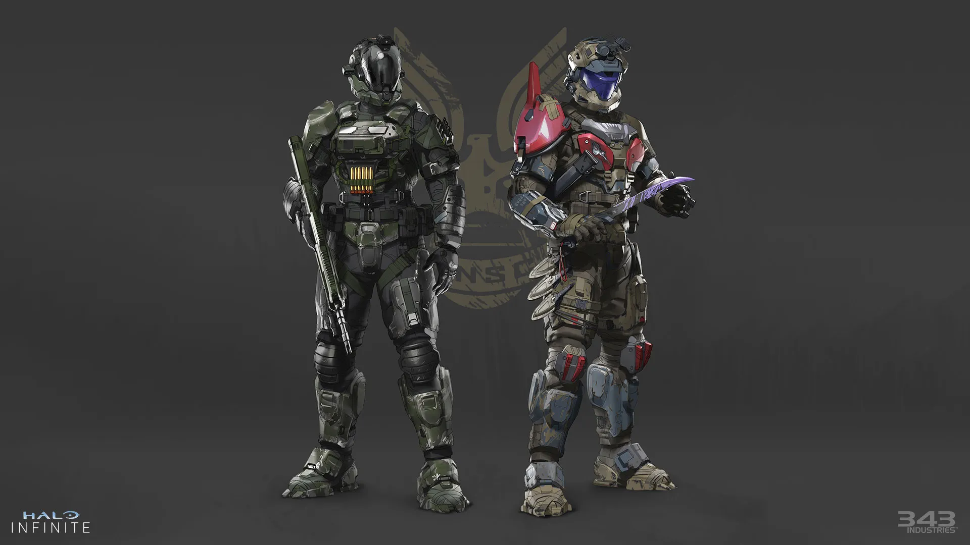 Concept art for Season 2: Lone Wolves of Halo Infinite.