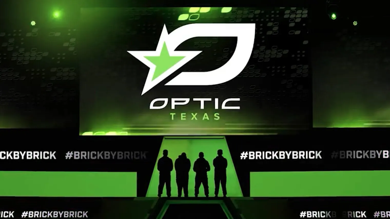 OpTic Texas, No. 4 in the CDL power rankings, on stage
