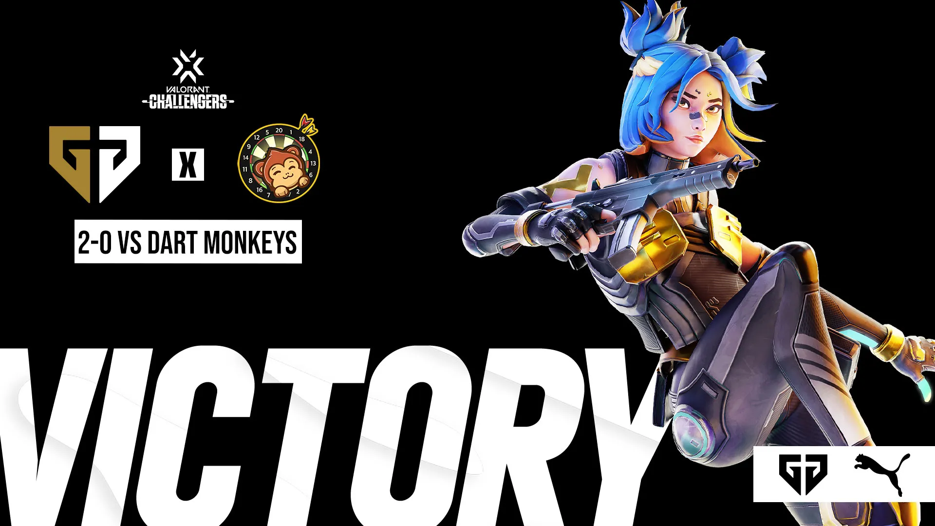 Gen.G Black qualified for the NA VCT Game Changers main event after defeating Dart Monkeys