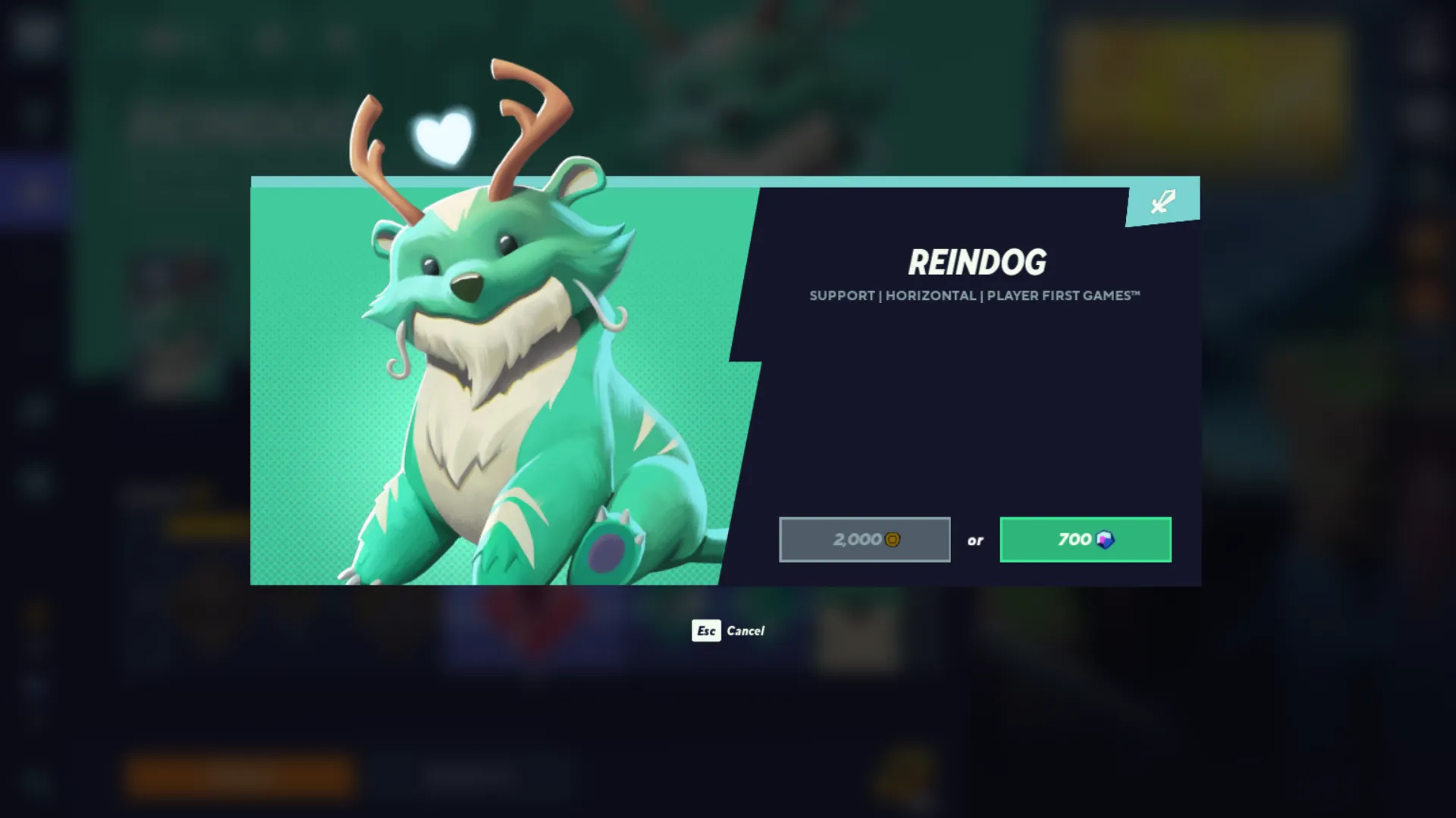 Reindog, who can be unlocked with character tickets in MultiVersus.