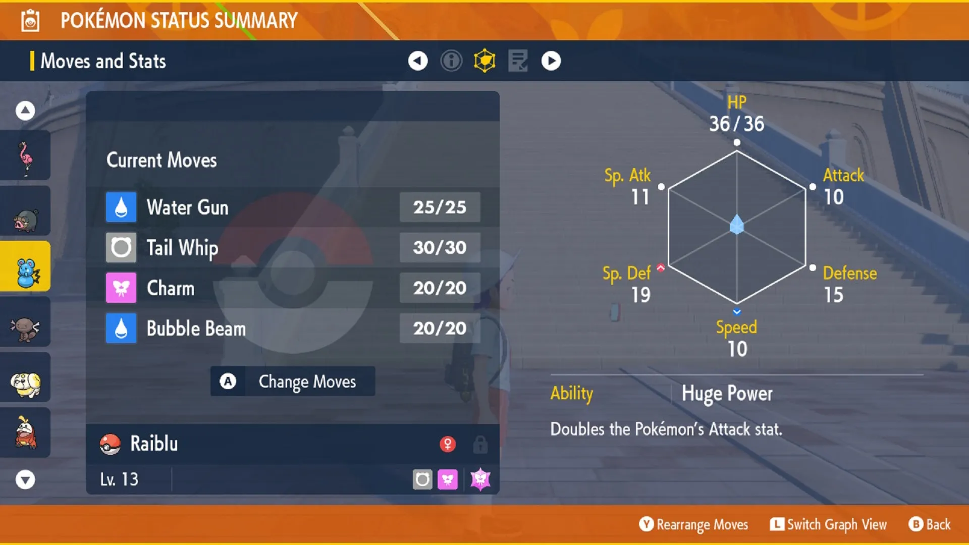 Azurill with Huge Power
