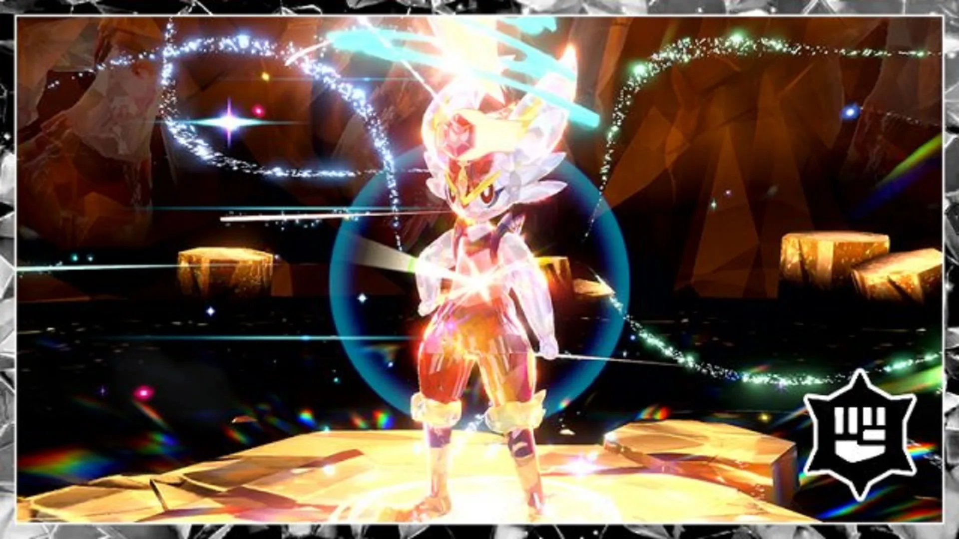 Unrivaled Cinderace in Pokémon Scarlet and Violet