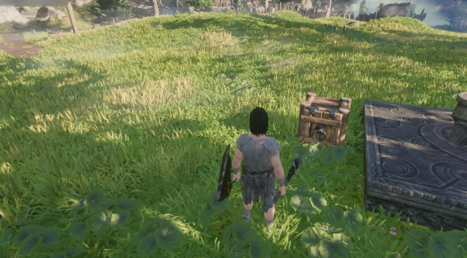 How to craft a storage chest in Enshrouded